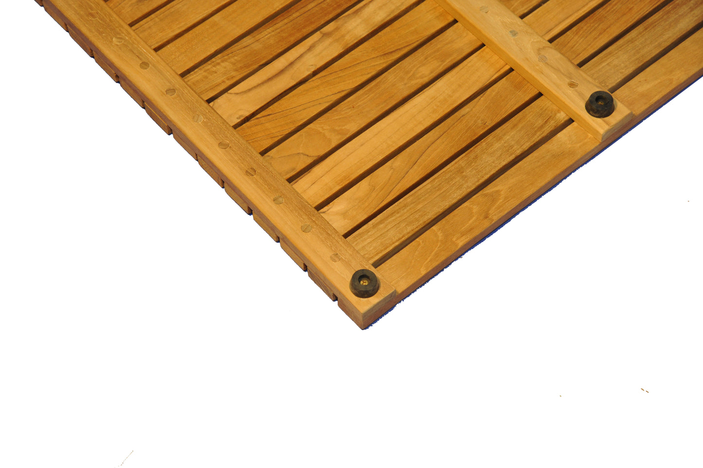 GOLDENTEAK Premium Teak Bath & Shower Mat - 32 X 14 - Non-Slip
