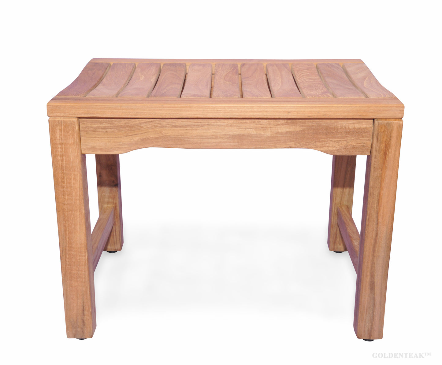 GOLDENTEAK | Teak Shower Bench Rosemont - 24 inch - Grade A Teak,Natural Finish